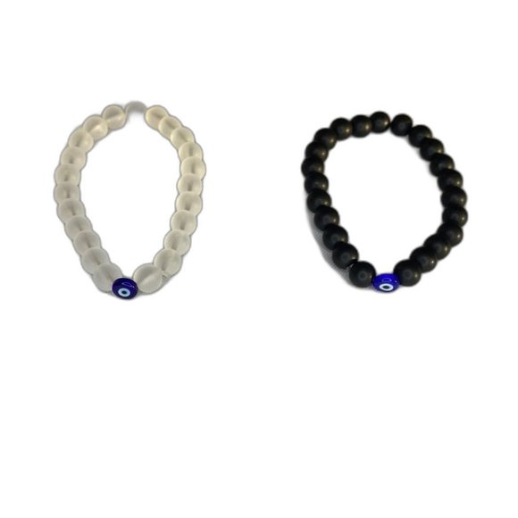 Evil Eye Couples Bracelets NIP - Picture 1 of 2